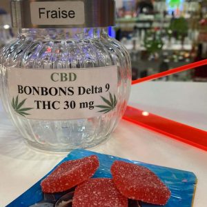 Lot de 3 Bonbons Delta-9 30mg saveur fraise